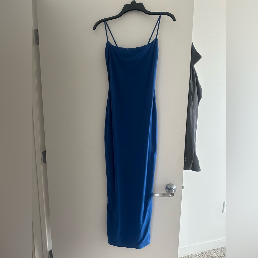 Brand new without tags skims blue maxi dress size m
